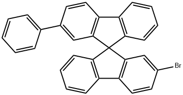 9,9′-Spirobi[9H-fluorene], 2-bromo-2′-phenyl- 구조식 이미지