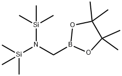 1,3,2-Dioxaborolane-2-methanamine, 4,4,5,5-tetramethyl-N,N-bis(trimethylsilyl)- 구조식 이미지