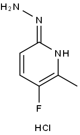 3-Fluoro-6-hydrazinyl-2-methylpyridine hydrochloride Structure