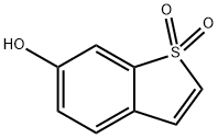 6-Hydroxybenzo[b]thiophene 1,1-dioxide 구조식 이미지