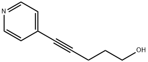4-Pentyn-1-ol, 5-(4-pyridinyl)- 구조식 이미지