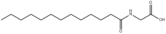 Glycine, N-(1-oxotridecyl)- Structure