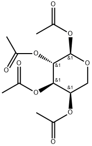 Acetyl 2-O,3-O,4-O-triacetyl-α-D-arabinopyranoside Structure