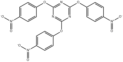 1,3,5-Triazine, 2,4,6-tris(4-nitrophenoxy)- Structure