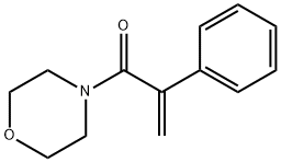 2-Propen-1-one, 1-(4-morpholinyl)-2-phenyl- Structure