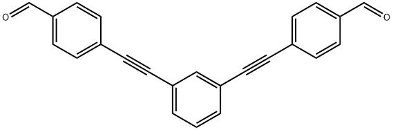 1,3-bis(4-formylphenylethynyl)benzene Structure