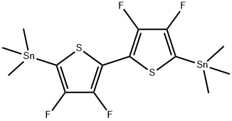 Stannane, 1,1'-(3,3',4,4'-tetrafluoro[2,2'-bithiophene]-5,5'-diyl)bis[1,1,1-trimethyl- Structure