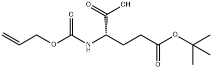 N-Alloc-L-Glutamic acid 5-tert-butyl ester Structure