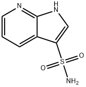 1H-Pyrrolo[2,3-b]pyridine-3-sulfonamide 구조식 이미지