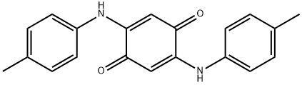 2,5-Cyclohexadiene-1,4-dione, 2,5-bis[(4-methylphenyl)amino]- Structure