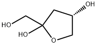 2,4-Furandiol, tetrahydro-2-(hydroxymethyl)-, (4S)- 구조식 이미지