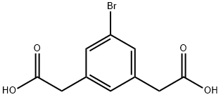 2,2′-(5-bromo-1,3-phenylene)diacetic acid Structure