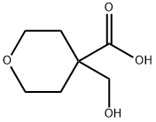 2H-피란-4-카르복실산,테트라히드로-4-(히드록시메틸)-(9CI) 구조식 이미지