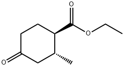 ethyl (1R,2R)-2-methyl-4-oxocyclohexane-1-carboxylate 구조식 이미지