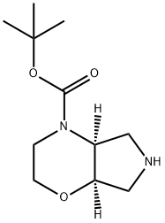 tert-butyl (4aS,7aR)-hexahydropyrrolo[3,4-b][1,4]oxazine-4(4aH)-carboxylate Structure