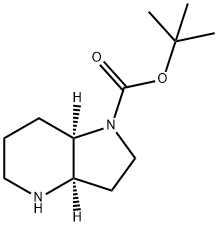 1H-Pyrrolo[3,2-b]pyridine-1-carboxylic acid, octahydro-, 1,1-dimethylethyl ester, (3aR,7aR)- Structure