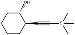 Cyclohexanol, 2-[2-(trimethylsilyl)ethynyl]-, (1S,2R)- Structure