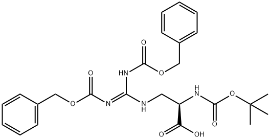 Boc-D-Alg(Z)2-OH Structure