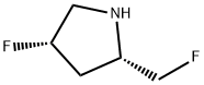 Pyrrolidine, 4-fluoro-2-(fluoromethyl)-, (2S,4S)- 구조식 이미지