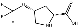 D-Proline, 4-(trifluoromethoxy)-, (4R)- Structure