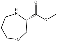 1,4-Oxazepine-3-carboxylic acid, hexahydro-, methyl ester, (3S)- Structure