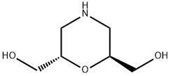 2,6-Morpholinedimethanol, (2S,6S)- Structure