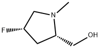 2-Pyrrolidinemethanol, 4-fluoro-1-methyl-, (2S,4S)- Structure