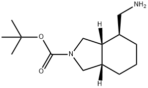 Racemic-(3aR,4S,7aS)-tert-butyl 4-(aminomethyl)hexahydro-1H-isoindole-2(3H)-carboxylate Structure