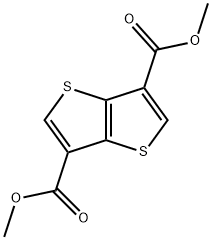 Thieno[3,2-b]thiophene-3,6-dicarboxylic acid, 3,6-dimethyl ester Structure