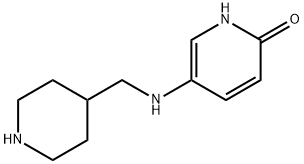 2(1H)-Pyridinone, 5-[(4-piperidinylmethyl)amino]- 구조식 이미지