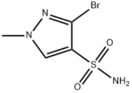 3-bromo-1-methyl-1H-pyrazole-4-sulfonamide Structure