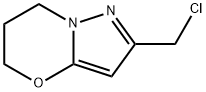 2-(chloromethyl)-6,7-dihydro-5H-pyrazolo[5,1-b][1,3]oxazine Structure