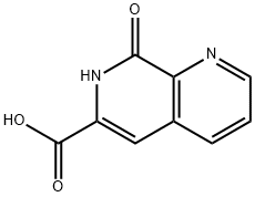 1,7-Naphthyridine-6-carboxylic acid, 7,8-dihydro-8-oxo- 구조식 이미지