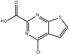 4-Chlorothieno[2,3-d]pyrimidine-2-carboxylic acid Structure