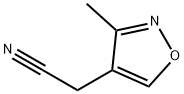 2-(3-methyl-1,2-oxazol-4-yl)acetonitrile 구조식 이미지