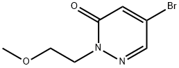 5-Bromo-2-(2-methoxyethyl)pyridazin-3(2HH)-one 구조식 이미지