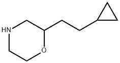 Morpholine, 2-(2-cyclopropylethyl)- 구조식 이미지