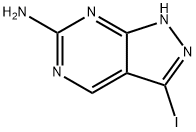 1H-Pyrazolo[3,4-d]pyrimidin-6-amine, 3-iodo- Structure