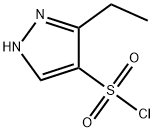 3-ethyl-1H-pyrazole-4-sulfonyl chloride Structure