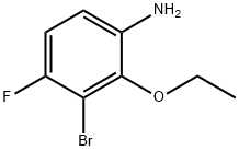 Benzenamine, 3-bromo-2-ethoxy-4-fluoro- Structure