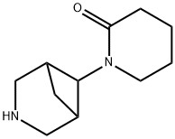 2-Piperidinone, 1-(3-azabicyclo[3.1.1]hept-6-yl)- Structure