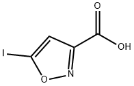3-Isoxazolecarboxylic acid, 5-iodo- Structure