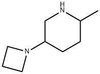 Piperidine, 5-(1-azetidinyl)-2-methyl- Structure