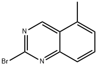 Quinazoline, 2-bromo-5-methyl- Structure