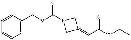 Benzyl 3-(2-ethoxy-2-oxoethylidene)azetidine-1-carboxylate Structure