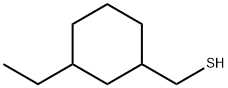 Cyclohexanemethanethiol, 3-ethyl- Structure