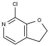 Furo[2,3-c]pyridine, 7-chloro-2,3-dihydro- 구조식 이미지