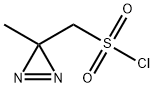 (3-methyl-3H-diazirin-3-yl)methanesulfonyl chloride Structure