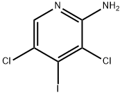 2-amino-4-iodo-3,5-dichloropyridine Structure