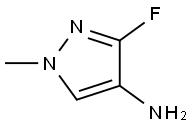 1H-Pyrazol-4-amine, 3-fluoro-1-methyl- Structure